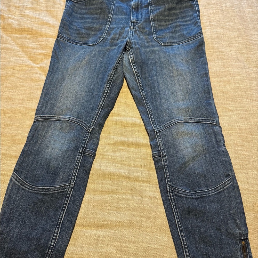 Pilcro and the Letterpress Relaxed Fit Dark Blue Jeans